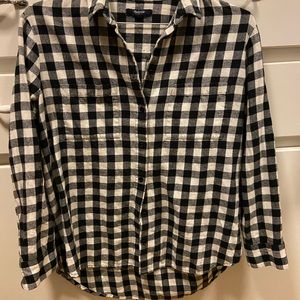 B/W Buffalo Plaid Button Down